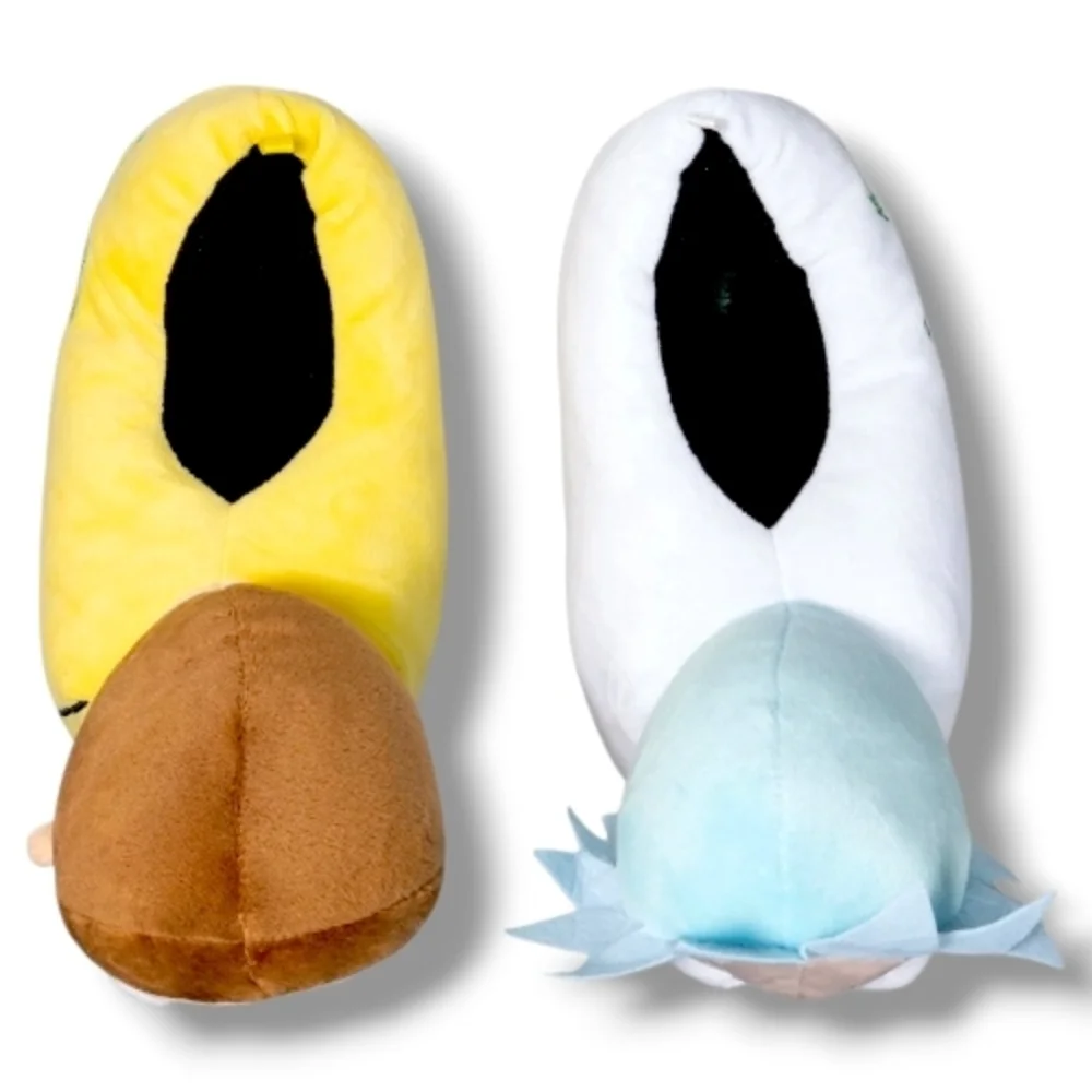 NEW Rick And Morty Slippers Adult Swim 3D Plush 9 10 NWT “Wubba Lubba Dub Dub!”